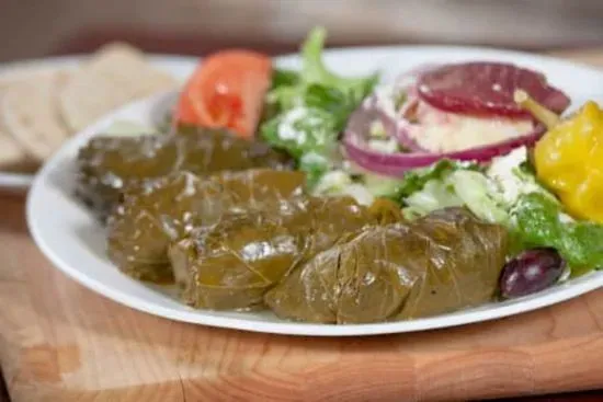 Dolmades with Greek Salad