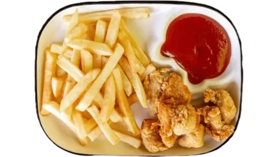 Pop Corn Chicken w/ French Fries - OO