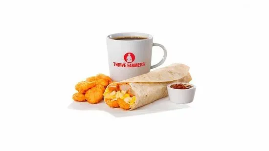 Hash Brown Scramble Burrito Meal