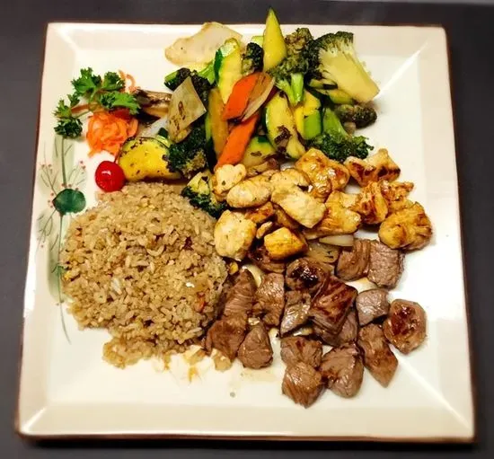 Steak/Chicken Hibachi Lunch