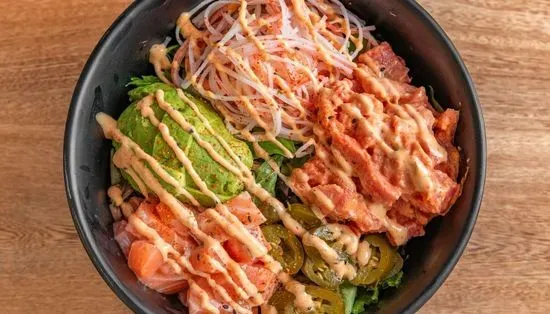 Build Your Own Poke Bowl (3 Scoops Protein)