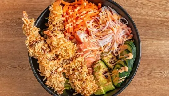 Build Your Own Poke Bowl (2 Scoops Protein)