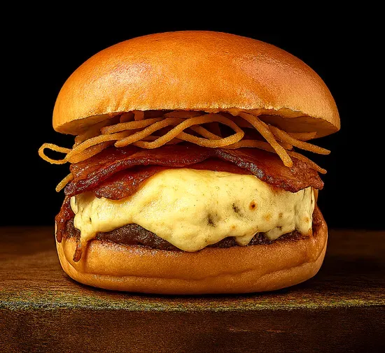 Barbecue & bacon Smashed Burger (buy 1 get one free)