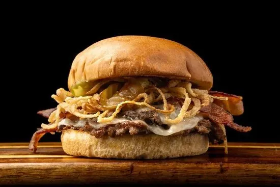Barbecue & Bacon Smahed Burger Combo