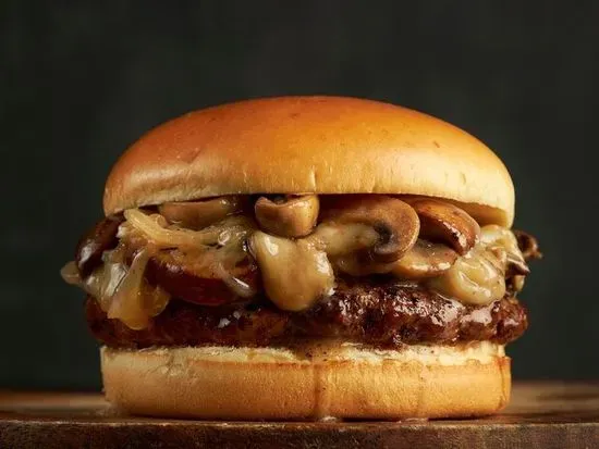 1/4 Lb Mushroom Cheeseburger