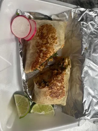 Burrito Pastor  (Pork) w/ pineapple 