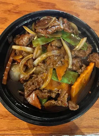 Beef w/Szechuan sauce