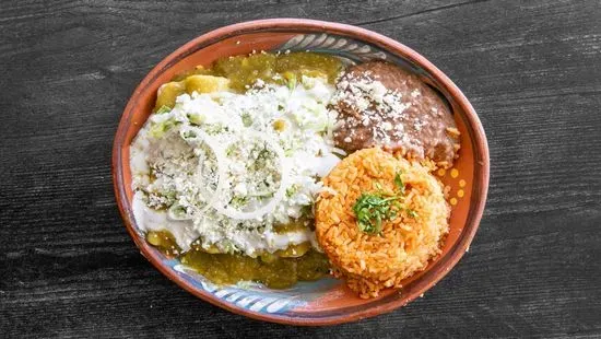 Chile Verde Enchiladas