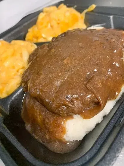 Hamburger Steak w/ Mashed Potatoes