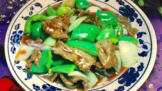 C 青椒牛 / C4. Pepper Steak with Onion