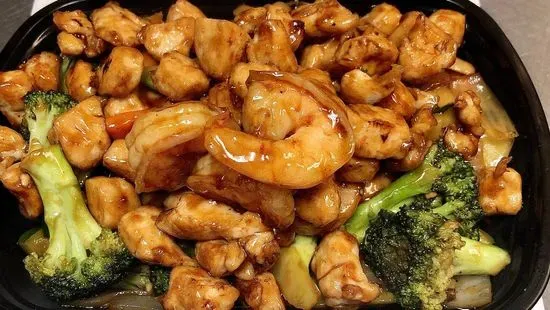 鐵板雞蝦 / S22. Teriyaki Chicken & Shrimp