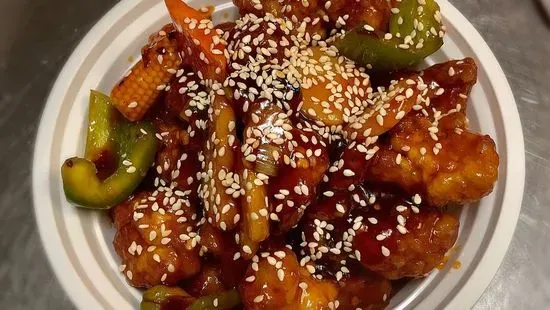 芝麻雞-大 / 64. Sesame Chicken