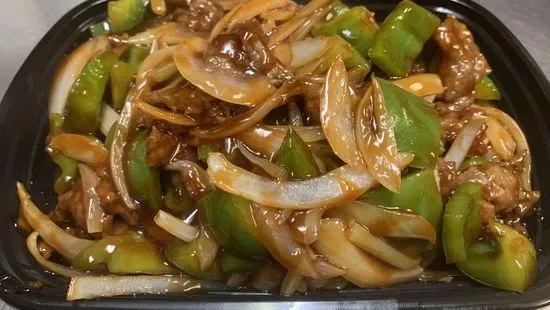 L 青椒牛 / L5. Pepper Steak with Onion