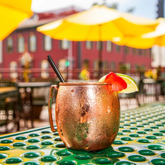 Strawberry Basil Mule