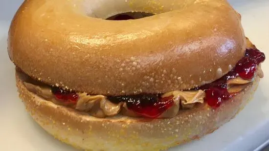 Peanut Butter & Jelly Bagel