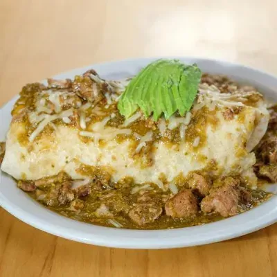 Pork Chili Verde Burrito