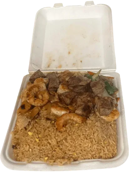 Hibachi Steak, Chicken & Shrimp