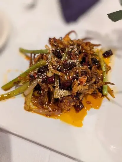 Dry-Fried Squid Tentacles / 干煸鱿鱼须