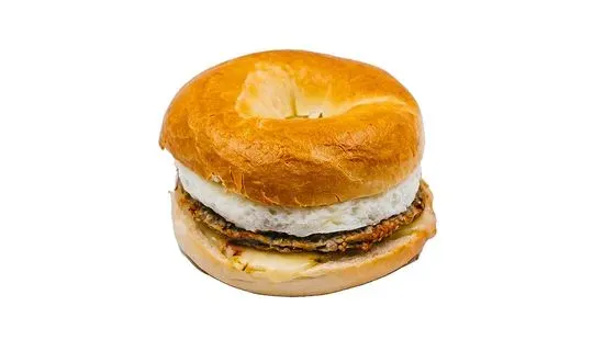 Bagel - Egg, Turkey Sausage and White Cheddar Cheese, Pepper Jack Cheese