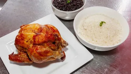 whole chicken rice and beans