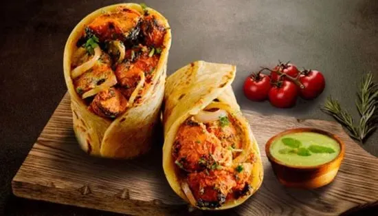 Hariyali Chicken Tikka Wrap (Medium)