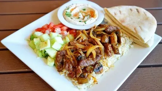 Steak Kebab Plate