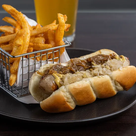 Beer-Braised Bratwurst
