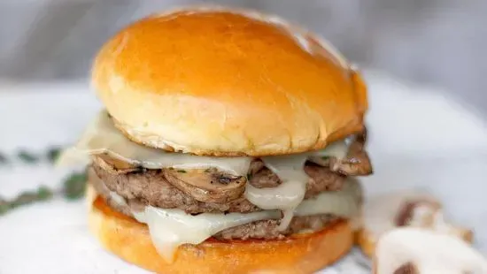 Mushroom Swiss Burger