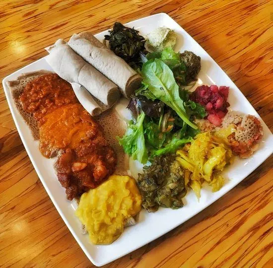 VEGETABLE WITH INJERA