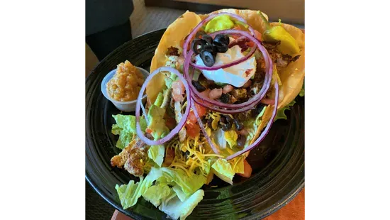 Tostada Salad - Cajun Chicken