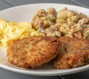 Salmon Croquette Meal
