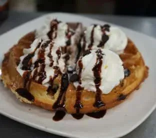 Chocolate Sprinkle Waffle