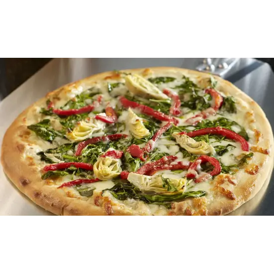 SPINACH & ARTICHOKE PIZZA