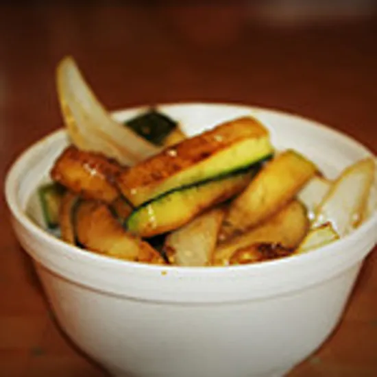 Side Hibachi, Zucchini, and Onions