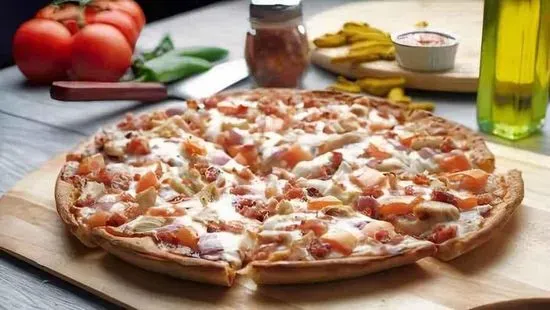 GF Plant-Based BBQ Chicken Pizzatwist