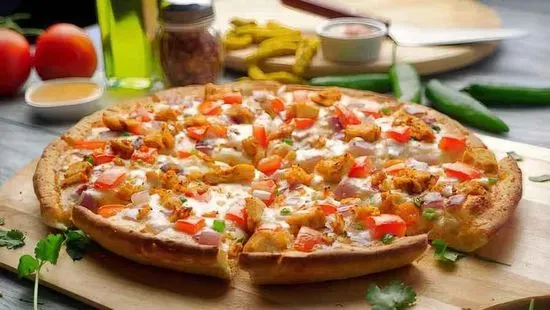 GF Halal Butter Chicken Pizzatwist