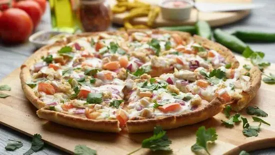 Deep Pan Bombay Garlic Chicken Pizzatwist