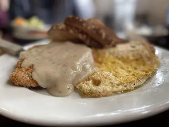 Chicken Fried Steak and Eggs