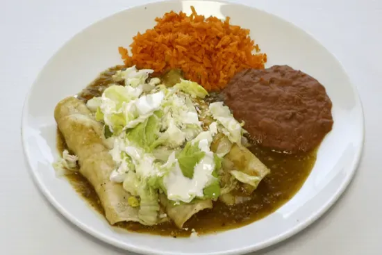 Enchiladas (Rojas o Verdes) / Enchiladas (Red or Green)