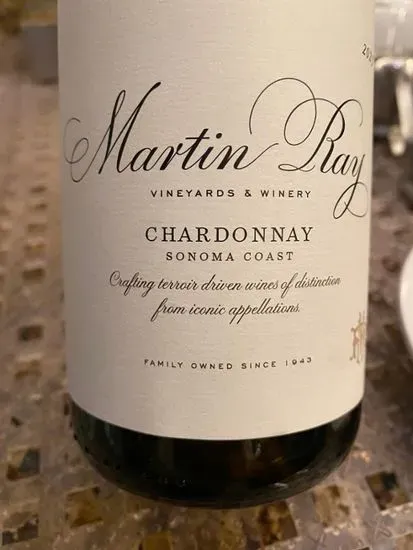 BTL Chardonnay, Martin Ray