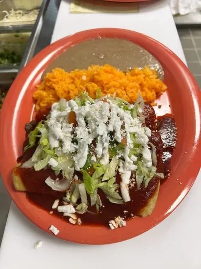 41. Enchiladas Rojas 