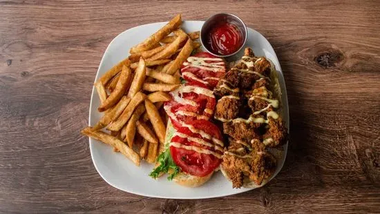 Wild-Caught Gulf Shrimp Po-Boy