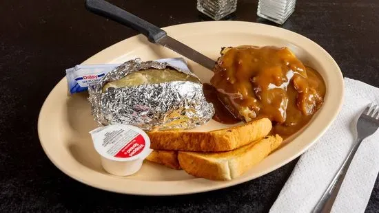 Hamburger Steak with Onions & Gravy