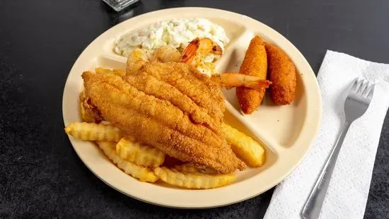 2 Piece Catfish Filet Platter