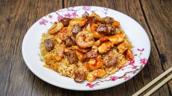 Chicken Shrimp Steak Yakimesi
