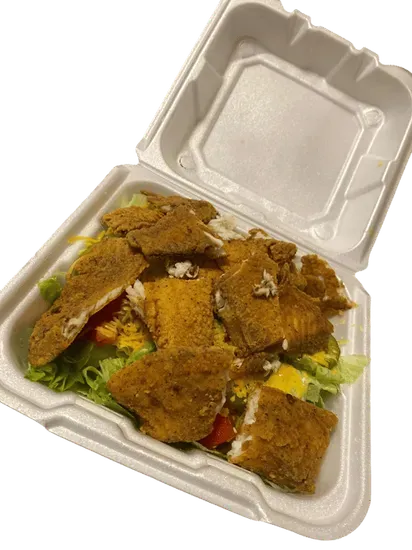 Fried Fish Salad