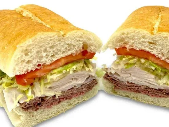Roast Beef And Turkey Sub 8"