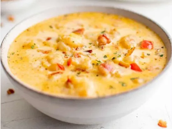 Roasted Corn Shrimp Soup