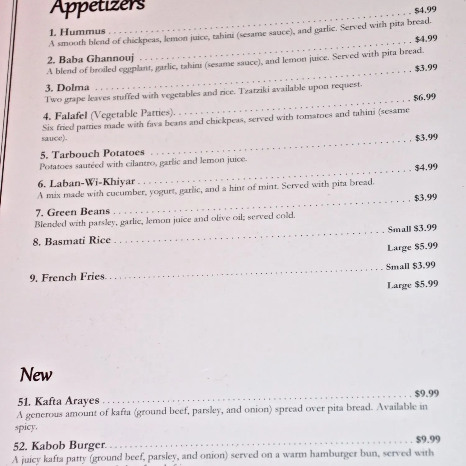 Menu 2