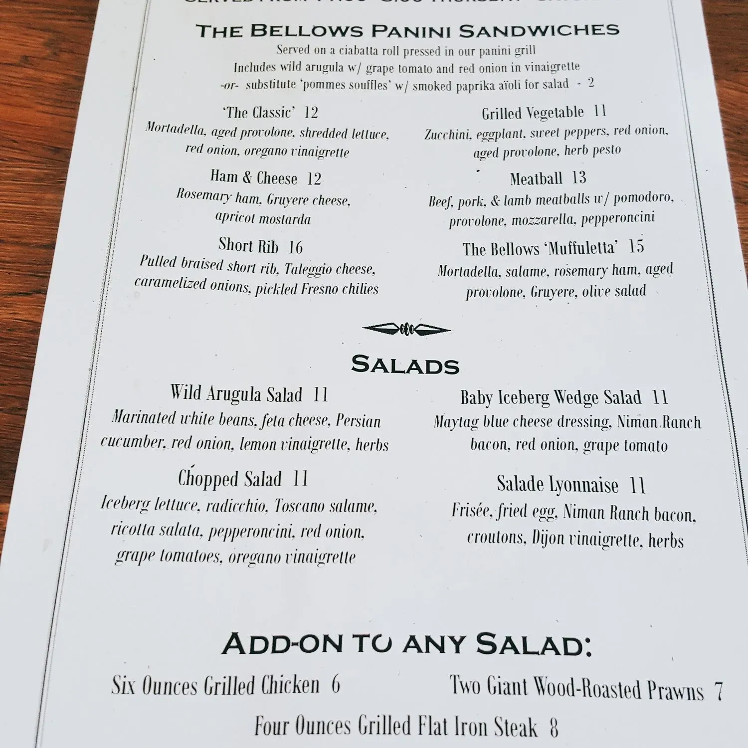 Menu 3